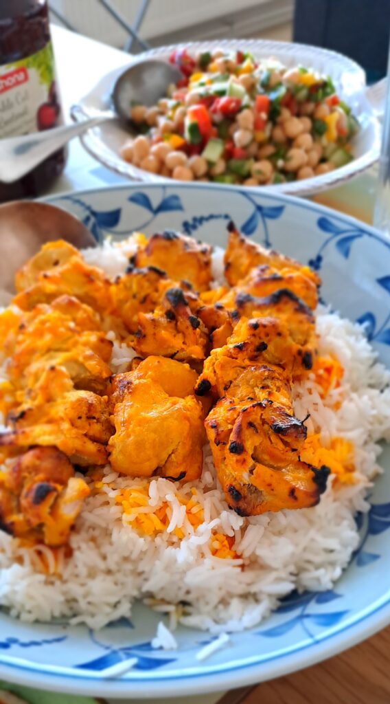 Joojeh chicken kebabs