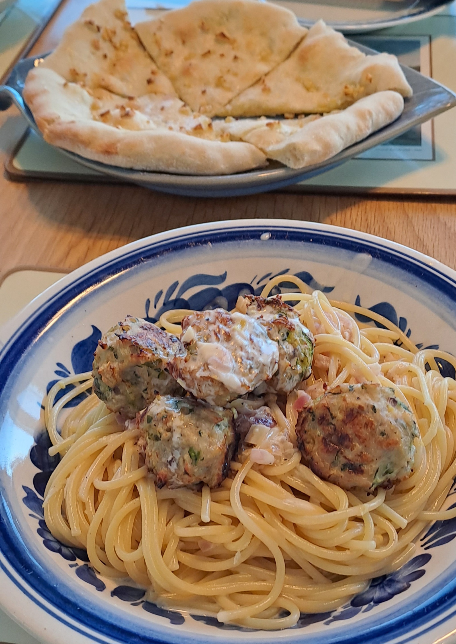 Courgette and chicken meatballs